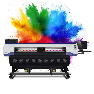 4 Heads 1.8m Inkjet Storm Jet Printer For Flex Banner Advertising